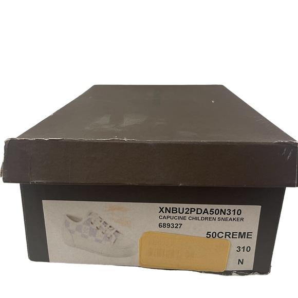 The Capucine Louis Vuitton Damier Azur CHILDREN's  Sneakers.  Size EU 31 US 13 - Picture 12 of 14